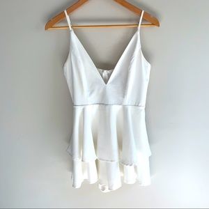White Princess Polly Playsuit